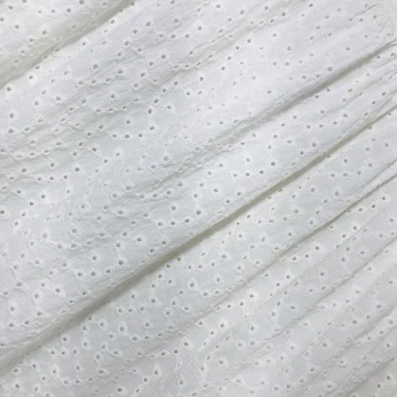 REFKA 100% Cotton Tiered Eyelet Maxi Dress Size Small - Picture 4 of 7